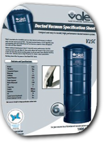 Valet V2SC Ducted Vacuum system brochure