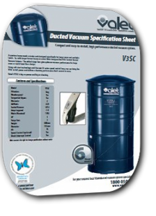 Valet V3SC Ducted Vacuum system brochure